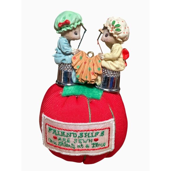 Enesco 1990 You're Sew Special Ornament First In Best Friends Series Limited Edi - Picture 1 of 16